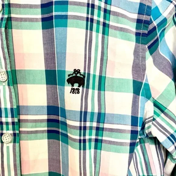 Copy - Brooks Brother’s Check Button Down Shirt - Picture 3 of 4